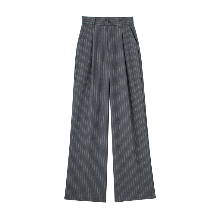 Damen Weite Highwaist-Bundfaltenhose mit Bügelfalte und seitlichen Eingrifftaschen Echo Archiv