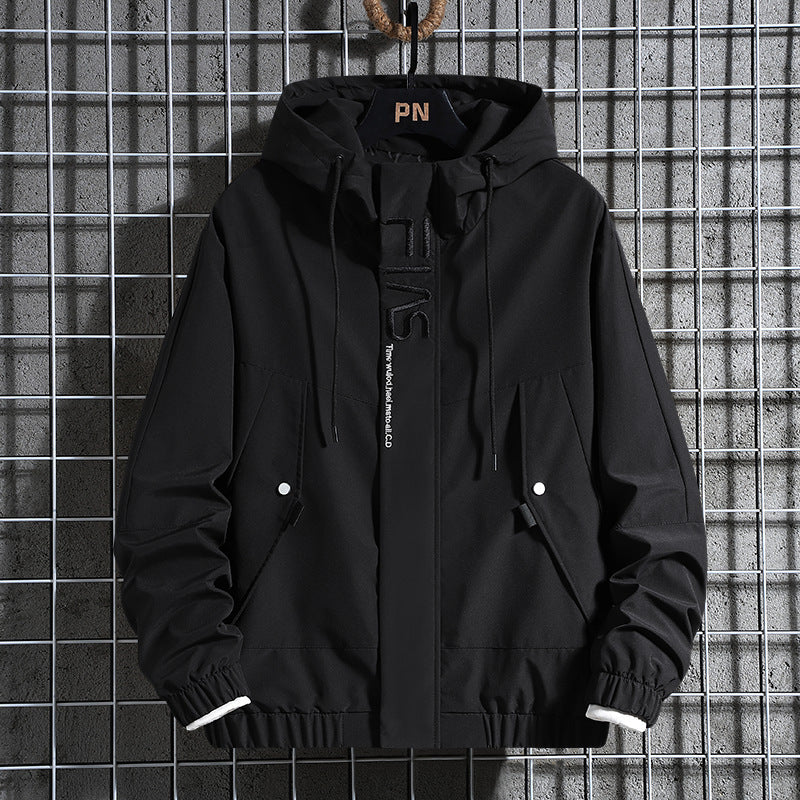 Herren Kapuzen-Fieldparka mit verdeckter Reißverschlussblende, Teddyfleece-Ärmelinnenfutter und Multifunktionstaschen Echoarchiv