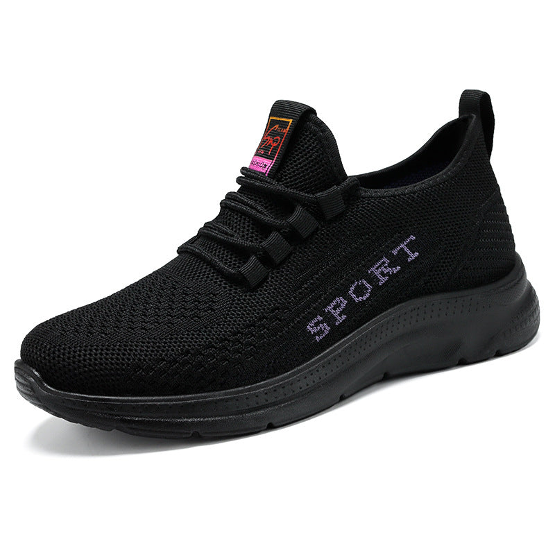 Damen Atmungsaktive Sport-Sneakers mit elastischem Obermaterial und dämpfendem Fußbett Echo Archiv