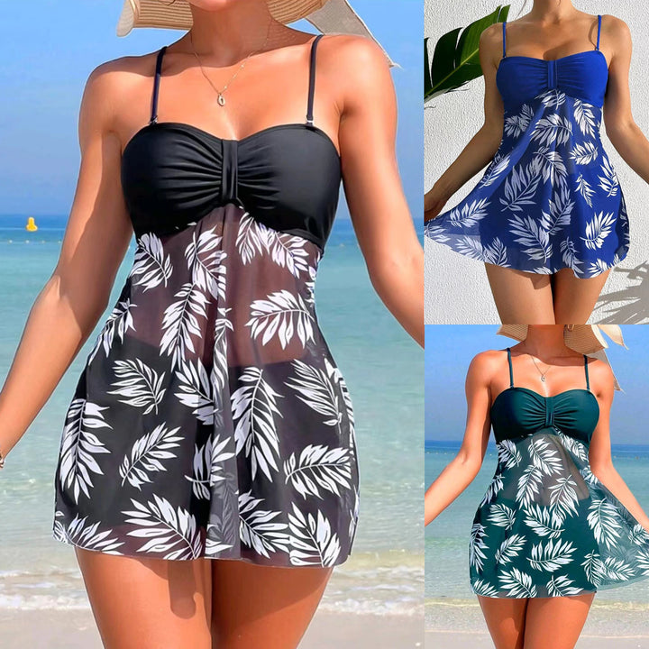 Damen Tankini-Set mit floralen Elementen Echo Archiv