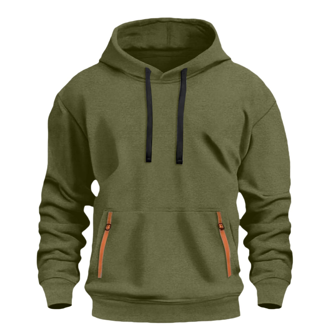 Herren Kapuzenpullover mit modischen Reißverschluss-Taschen Echoarchiv