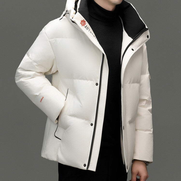 Herren moderne, wattierte Winterjacke Echoarchiv