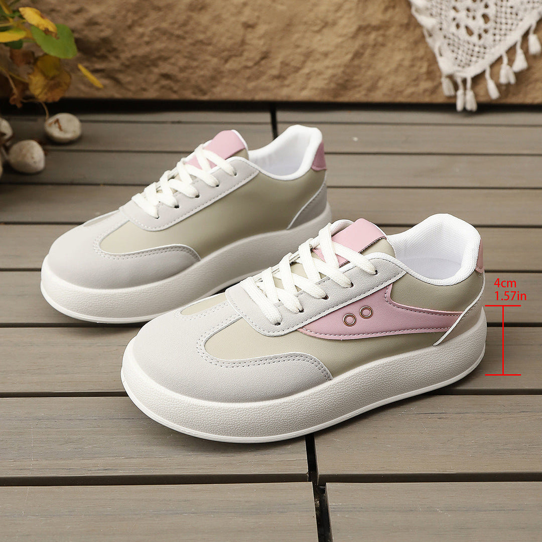 Damen Plattform Sneakers mit sportlichem Chic und gepolstertem Innenfutter Echo Archiv