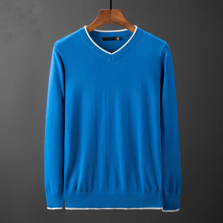 Herren V-Ausschnitt Pullover Echoarchiv