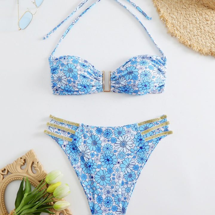 Damen Bandeau-Bikini mit verstellbaren Trägern und elegantem Schnitt Echo Archiv