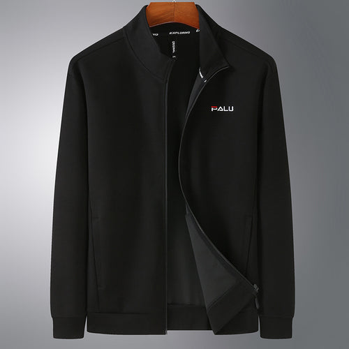 Herren Softshell-Trainingsjacke mit Stehkragen und durchgehendem Reißverschluss Echoarchiv