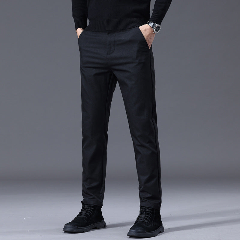 Herren entspannte Slim-Fit Hose mit praktischen Eingrifftaschen Echoarchiv