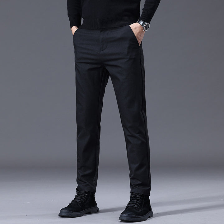 Herren entspannte Slim-Fit Hose mit praktischen Eingrifftaschen Echoarchiv