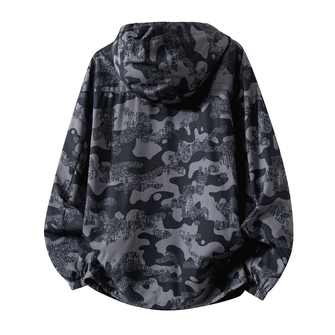 Herren Sportliche Camo-Funktionsjacke Echo Archiv