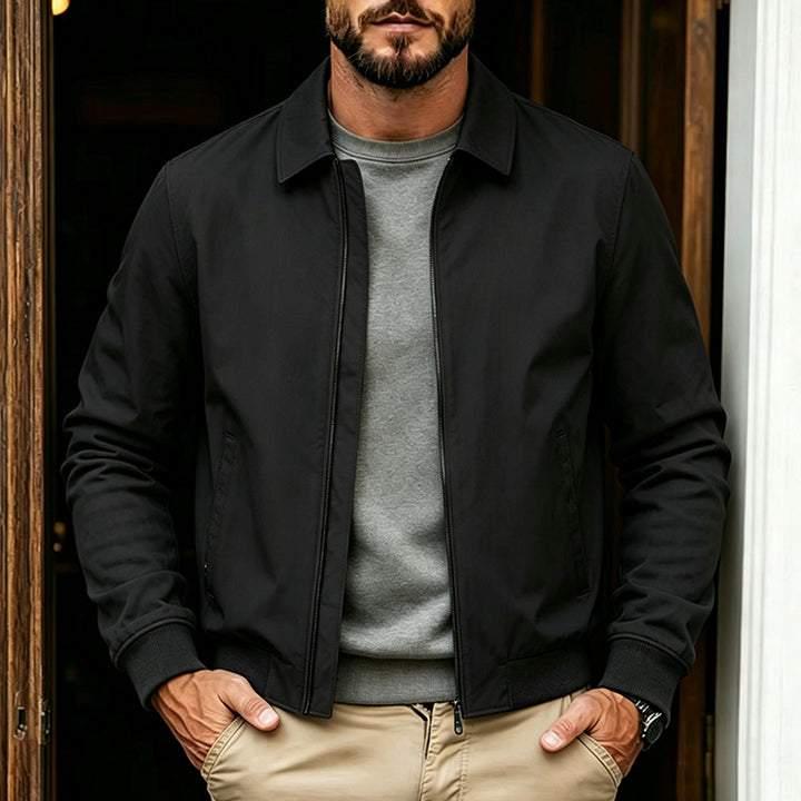 Herren Modische Freizeitjacke mit Stehkragen Echo Archiv