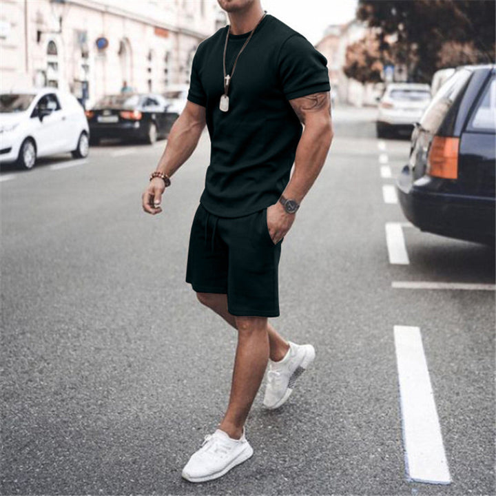 Herren lässiges Sportswear-Set aus atmungsaktivem Material Echoarchiv