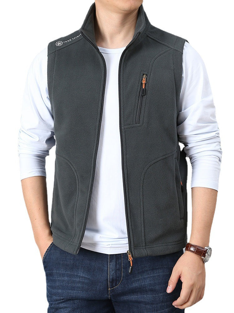 Herren Weiche Fleece-Weste Echo Archiv