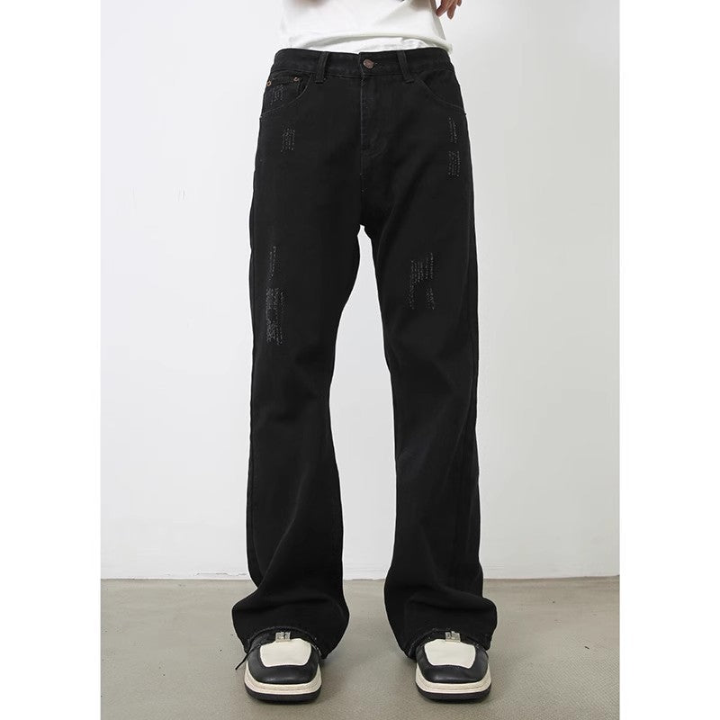 Herren Weitgeschnittene Denim-Hose Echoarchiv