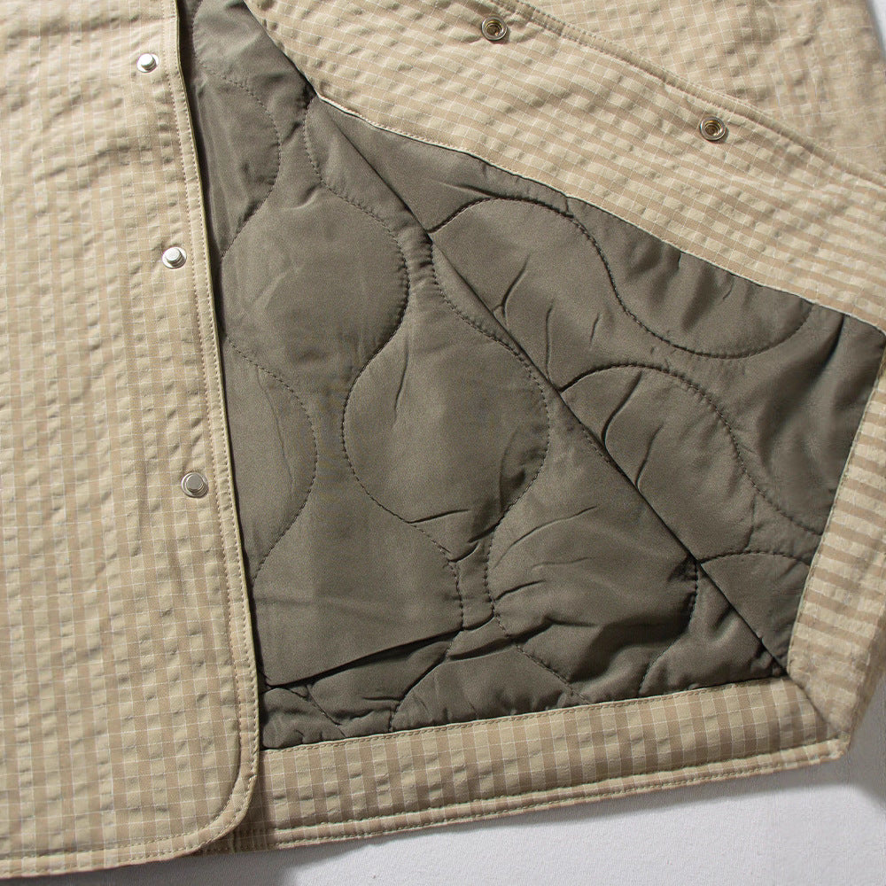 Herren Bequeme Steppjacke mit V-Ausschnitt Echo Archiv