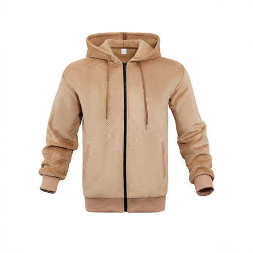 Herren Sportliche Kapuzenjacke mit atmungsaktivem Mesh-Material Echoarchiv