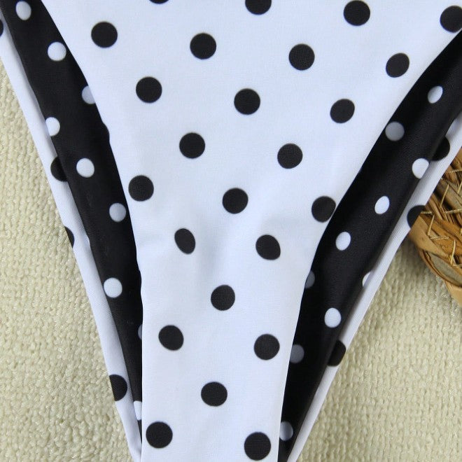 Damen Triangel-Bikini-Set mit modischem Punkte-Design Echo Archiv