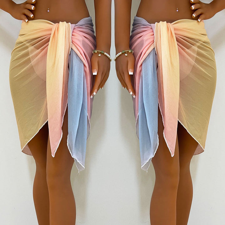 Damen luftiger Strandkimono aus leichtem Material Echo Archiv