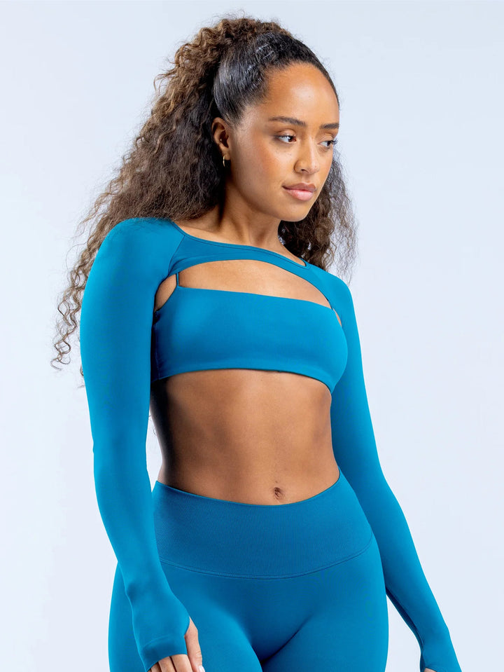 Damen Sportlicher Bikini-Oberteil mit schmalen Trägern Echo Archiv