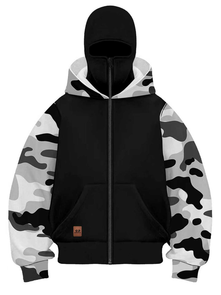 Herren Modische Camouflage Kapuzenjacke Echo Archiv