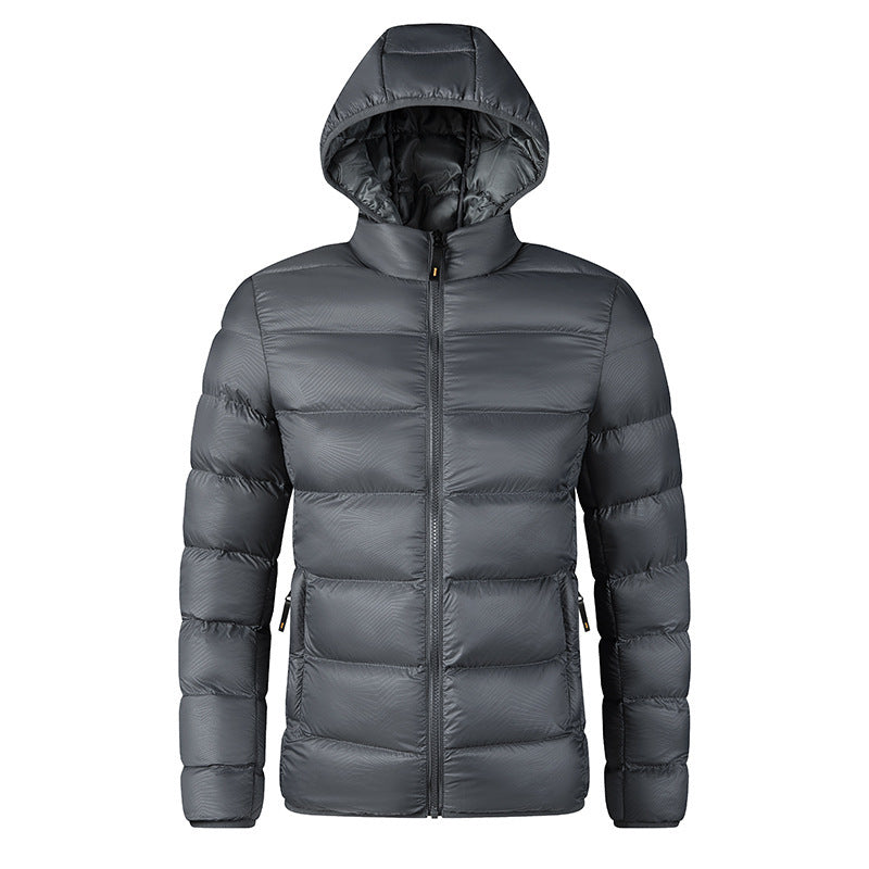 Herren Wasserdichte Steppjacke mit Kapuze Echo Archiv