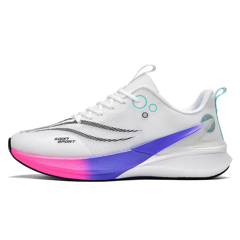 Unisex reaktive Dämpfungs-Laufschuhe mit leichtem Sprengungsprofil und atmungsaktivem Strickoberteil – Tavélo