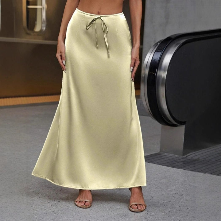 Damen Maxi-Rock mit lässiger Taillenkordel und elegantem Schnitt Echo Archiv