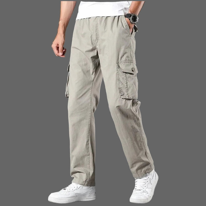 Herren Cargo-Hosen mit multifunktionalen Taschen und atmungsaktivem Stoff – Bravaro