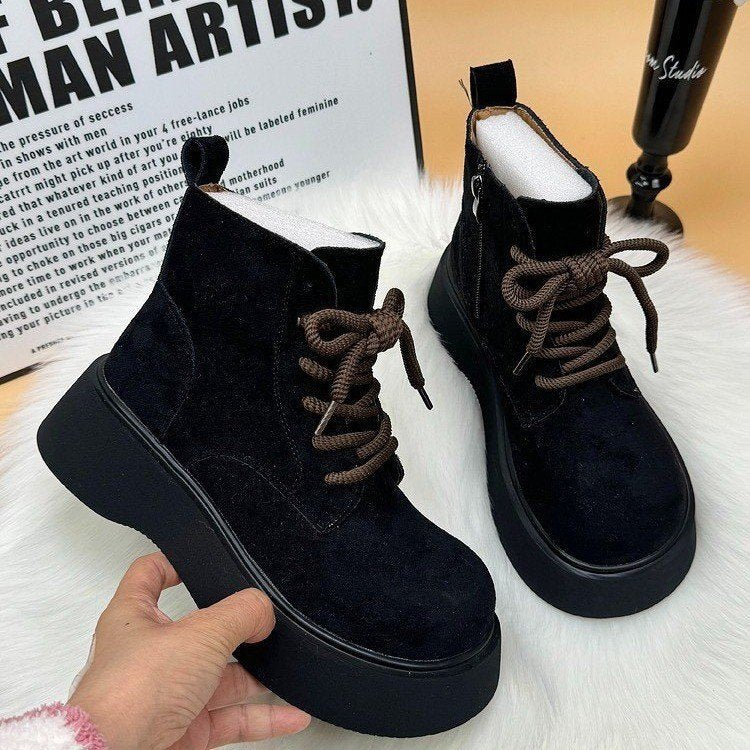 Damen Modische und bequeme Schnürstiefeletten Echo Archiv