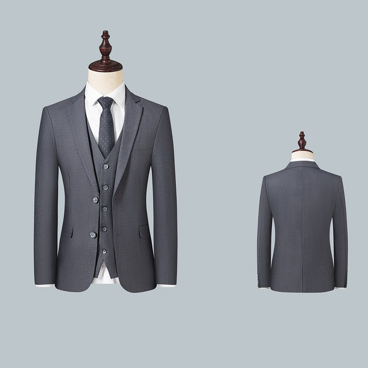 Herren Schmal geschnittenes City-Sakko mit minimalistischem Revers und eleganten Pattentaschen – Tianoro