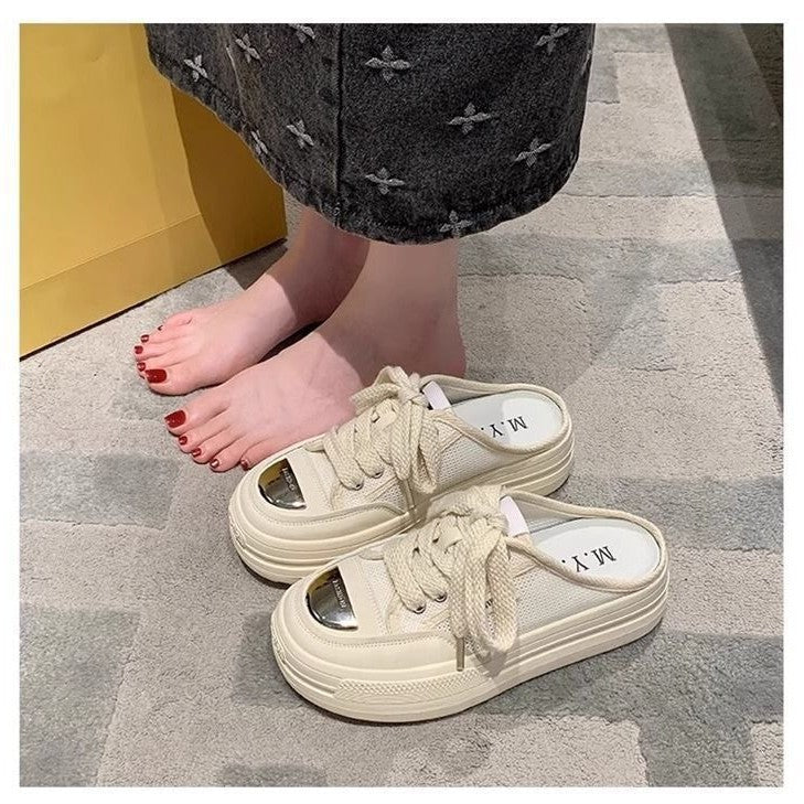 Damen modische Slip-On Sneakers mit dämpfender Sohle und luftiger Mesh-Oberfläche Echo Archiv