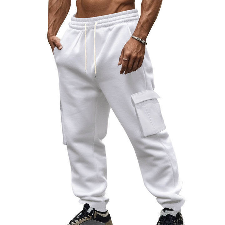 Herren Cargo-Jogginghose mit seitlichen Taschen und elastischem Bund Echoarchiv