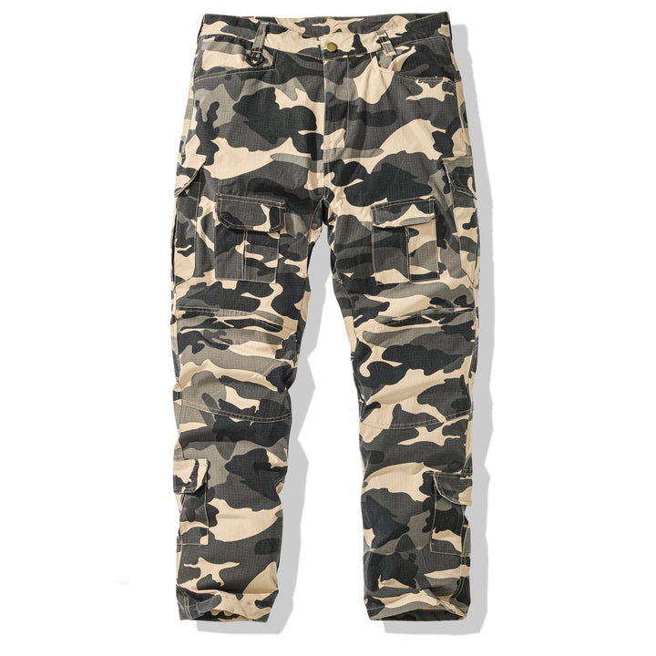 Herren Cargohose im Camouflage-Design mit vielseitigen Taschen Echoarchiv