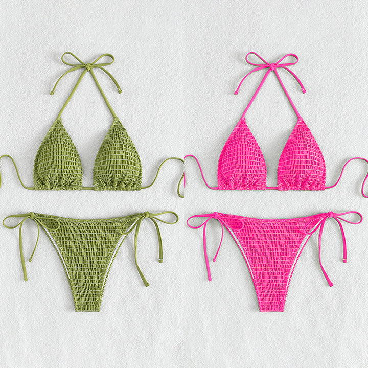 Damen Raffiniertes Wickel-Bikini-Set Echo Archiv