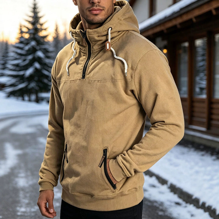 Herren Winddichte Kapuzenjacke Echo Archiv