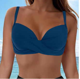 Damen Elegantes Bikinioberteil mit Wickeldesign Echo Archiv