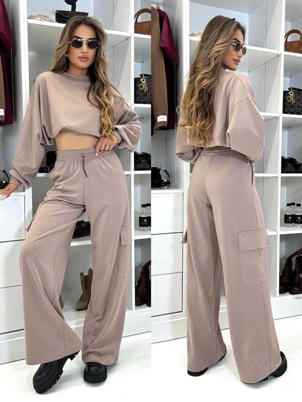 Damen Oversize-Loungewear-Set – Avérine