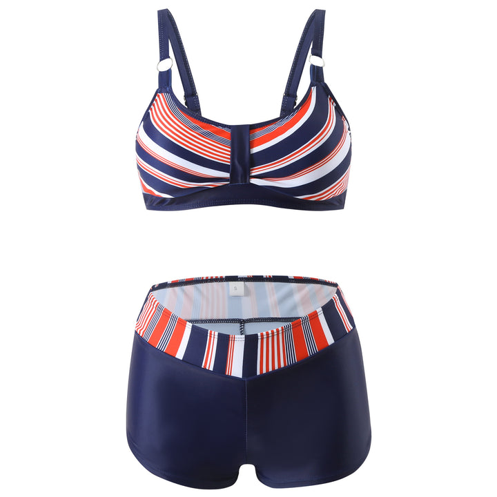 Damen nan sportliches Bikini-Set mit stützendem Bustier-Top und figurformenden Badeshorts Echo Archiv