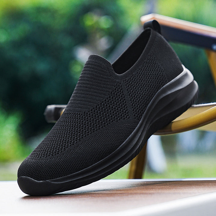 Unisex nan sockenähnlicher Strick-Slipper mit anatomischem Komfortfußbett und flexibler Leichtsohle Echo Archiv