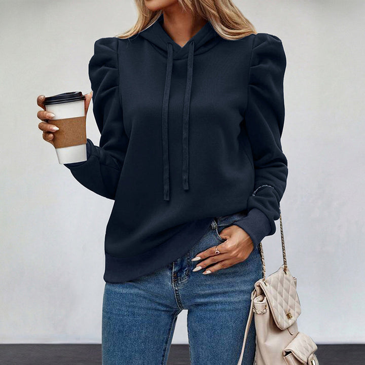 Damen Modischer Pullover mit Puffärmeln Echo Archiv