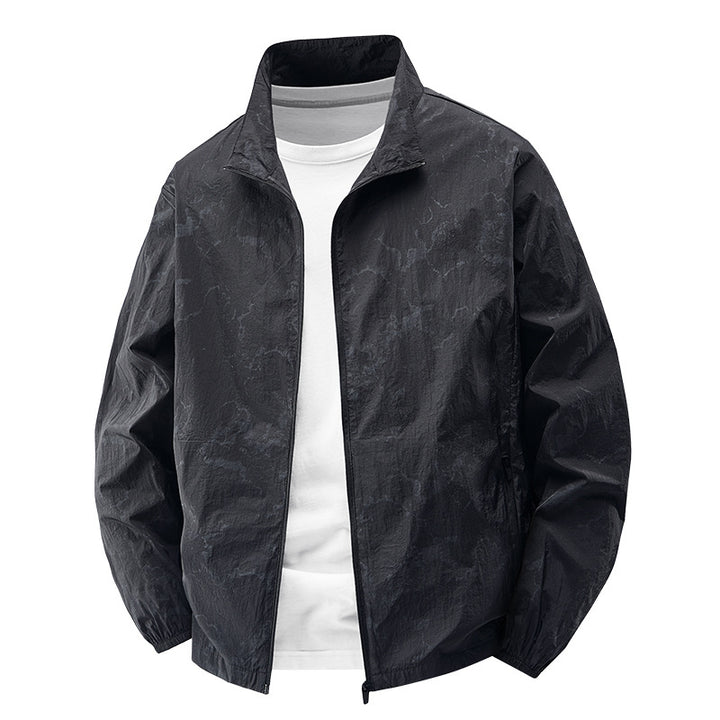 Herren Leichte Übergangsjacke mit hohem Kragen Echo Archiv 1787797311