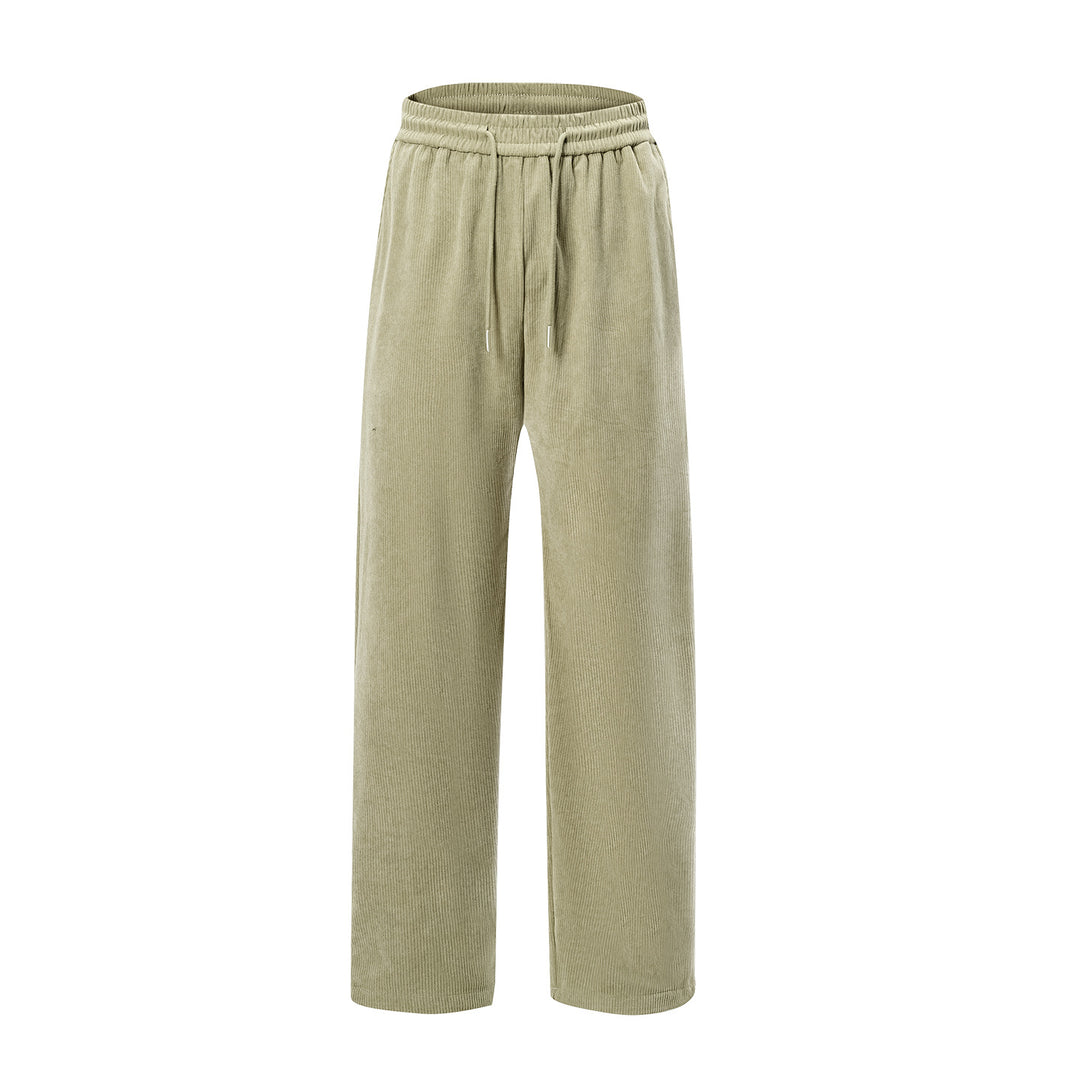 Damen Cordhose mit weitem Bein, elastischem Bund und Kordelzug Echo Archiv