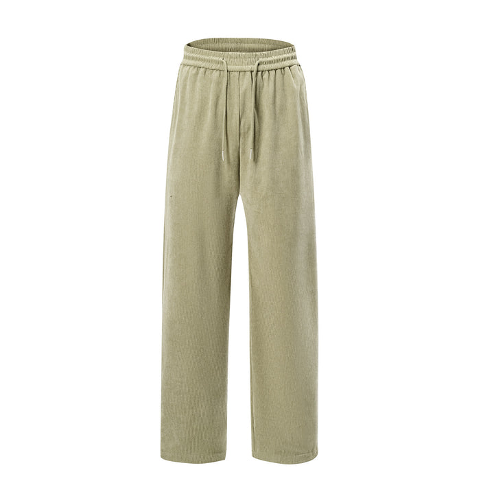 Damen Cordhose mit weitem Bein, elastischem Bund und Kordelzug Echo Archiv