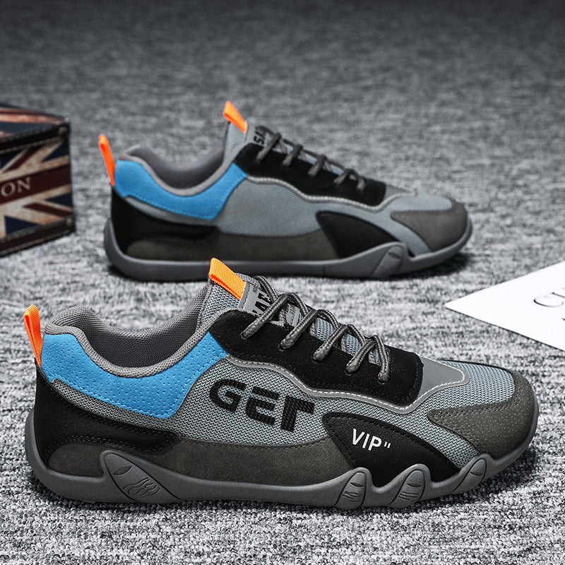 Herren Atmungsaktive Retro-Low-Top Sneaker mit gepolsterter Laufsohle Echoarchiv