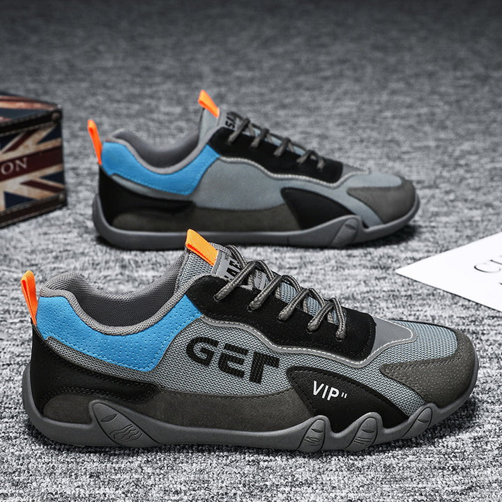 Herren Atmungsaktive Retro-Low-Top Sneaker mit gepolsterter Laufsohle Echoarchiv