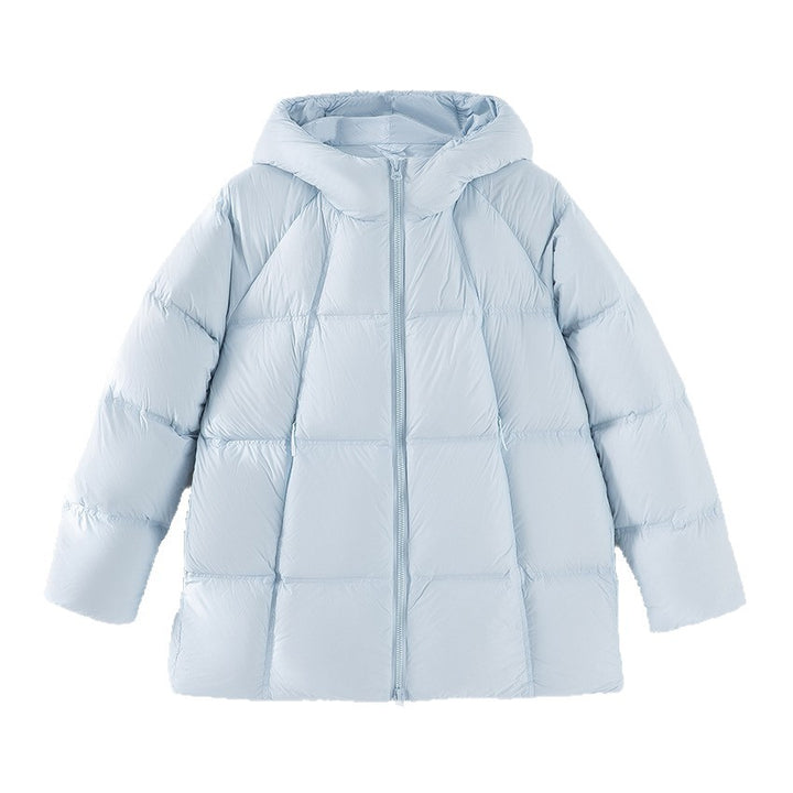 Damen Kurz geschnittene Boxy‑Steppjacke mit abnehmbarer Kapuze und Thermo‑Isolierung Echoarchiv
