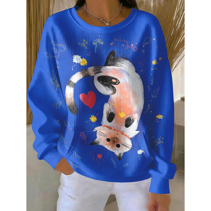 Damen Gemütlicher Pullover Echoarchiv