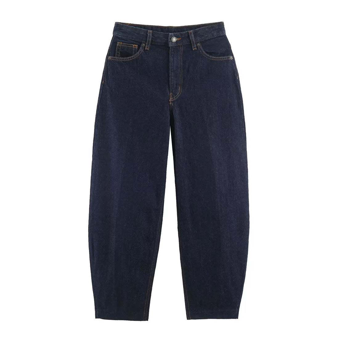 Damen Highwaist Relaxed Tapered Jeans mit konischem Bein Echoarchiv