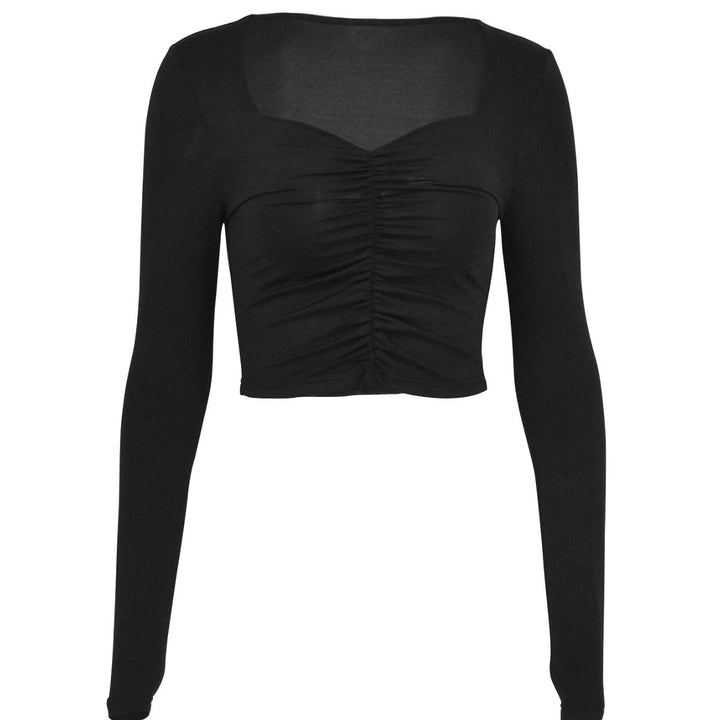 Damen Crop-Top mit raffinierten Raffungseffekten Echo Archiv