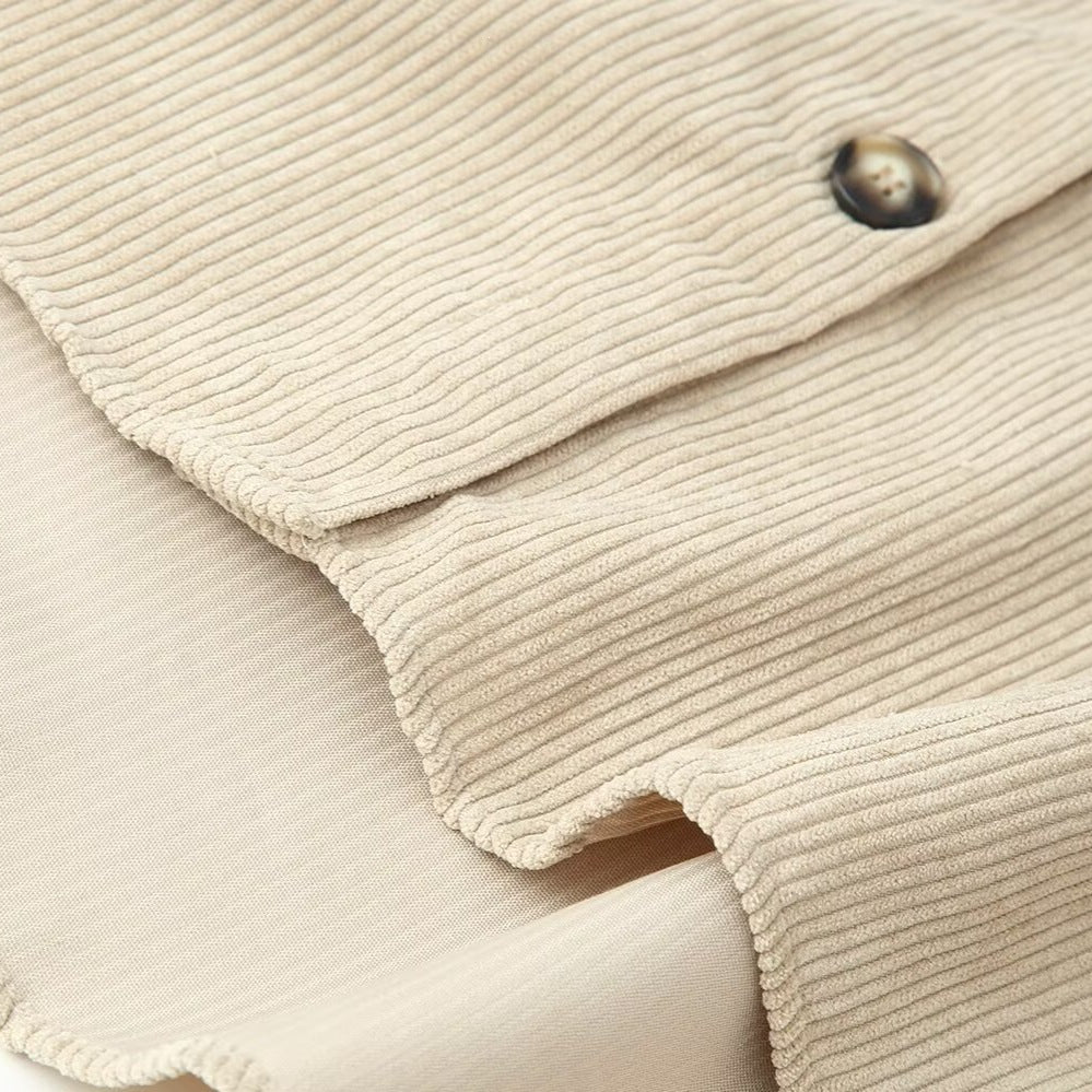 Damen Longshirt-Tunika aus feinem Rippjersey mit Hemdkragen und durchgehender Knopfleiste Echo Archiv