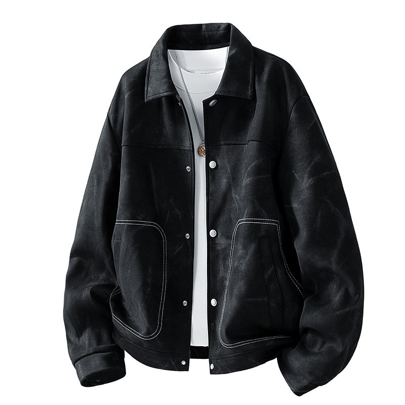 Herren Modische Jacke mit Teddyfellfutter – Taviero